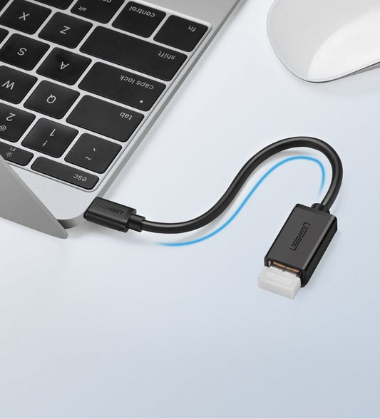 USB-C to USB-A OTG Adapter UGREEN US154, Black 