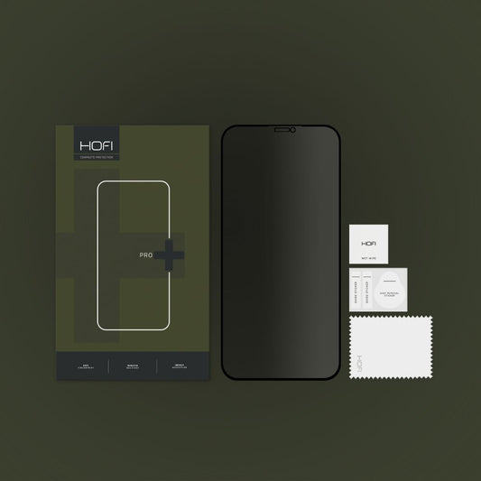 Privacy Screen Protector HOFI PRO+ for Apple iPhone 11 / XR, Shielded Glass, Full Glue